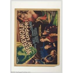 WereWolf of London (Universal, 1935). Title Card (11" X 14")