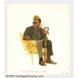 Robert K. Abbett - Original Magazine Story Illustration (1971)