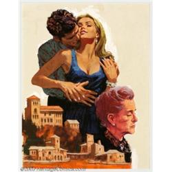 American Illustrator - Original Paperback Cover Art (1968).A Deputy Was King by G. B