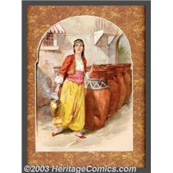 American Illustrator - Original Illustration - Group Lot of Two (c.1890-1910)