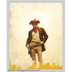 American Illustrator - Original Paperback Cover Art (c.1970).Probably for Ace books