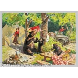 Walter Martin Baumhofer (1904-1987) Original Calendar Art (c.1960)