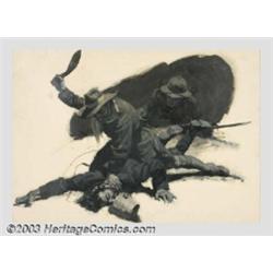 Walter Martin Baumhofer (1904-1987) Original Magazine Story Illustration (1935)