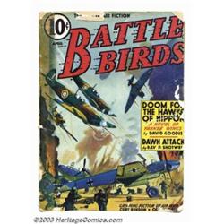 Frederick Blakeslee (1898-1973) Original Pulp Cover Painting (c.1942).Battle Birds April, 1942