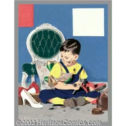 Paul C. Burns (1910-1990) Original Illustration (c.1950)