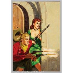 Sam Cherry - Attributed - Original Paperback Cover Art (1951)