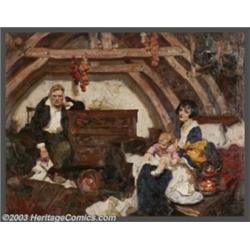 Dean Cornwell (1892-1960) Original Magazine Story Illustration (1927)