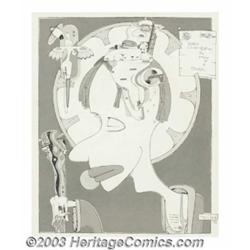 Maxon Crumb - Original Illustration (1983).Titled: St