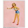 Image 1 : Edward D' Ancona - Original Pin-up Art (c.1950)