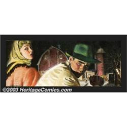 Robert W. Douglass - Original Magazine Story Illustration (c.1955).For The Cherry Cupboard