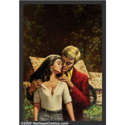 Dumont - Original Paperback Cover Art (1970-1975).Oil on board, image size approximately 22 x 15