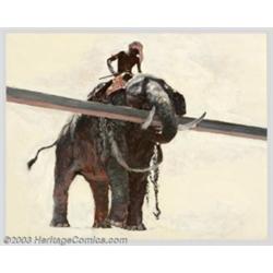 Harvey Dunn (1884-1952) Original Advertising Art (1927).For the General Electric Company