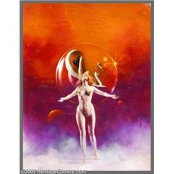 Enrich - Original Illustration (1980).Possibly published as a science-fiction book cover