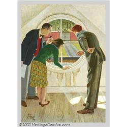 John Philip Falter (1910-1982) Original Magazine Story Illustration (c.1965)