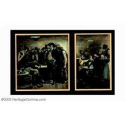 John Gannam (1907-1965) Original Story Illustration (c.1930)