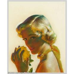 Edwin A. Georgi (1896-1964) Original Illustration (1950-1960).Oil on board, framed (28 x 24