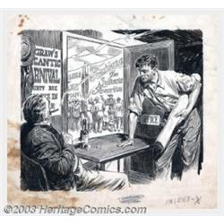 Frank Godwin (1889-1959) Original Magazine Story Illustration (c.1940)