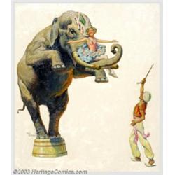 Karl Godwin (1893-1962) Original Advertising Art (1932).For the Ethyl Gasoline Company