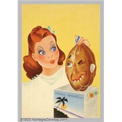 Ben Jorj Harris (1904-1957) Original Illustration (1940).Probably a cover for Collier's magazine