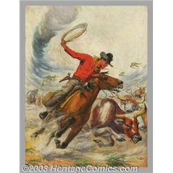 Howard L. Hastings - Original Magazine Cover Art (1920-1930).Lariat pulp magazine, November