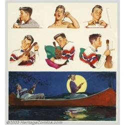 Charles M. "Bud" Hawes (1909-1999) Original Magazine Cover Art (1953)