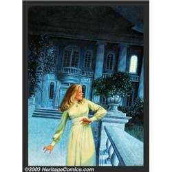 R. Hicinbothem - Original Paperback Cover Art (1973).Mask of Words by Jan Roffman, for Ace books