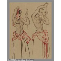 Cardwell S. Higgins (1902-1983) Original Illustration (c.1953)