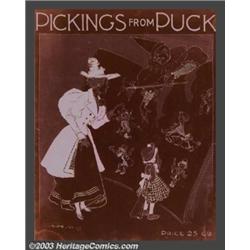 F. M. Hutching - Original Magazine Cover Art (c.1900).Puck magazine