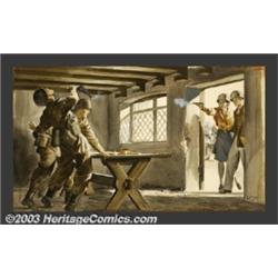 Al Kortner - Original Magazine Story Illustration (c.1945)