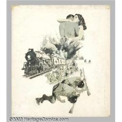 Ron Lesser - Original Magazine Story Illustration (1960-1970).For a men's adventure magazine