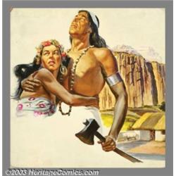 Joseph W. Little - Attributed - Original Magazine Story Illustration (1944)