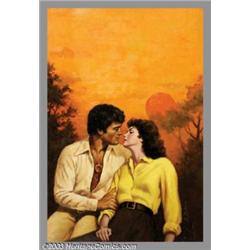 B. Mathews - Original Paperback Cover Art (1967).Oil on board, image size approximately 22 x 15