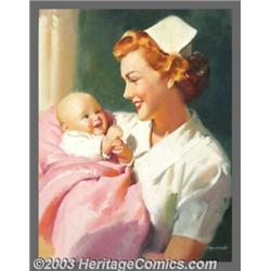 William Medcalf - Original Calendar Art - Group Lot of Two (c.1950)