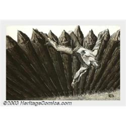 Bruce Minney - Original Magazine Story Illustration (1958)