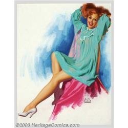 Earl Steffa Moran (1893-1984) Original Pin-up Art (c.1956)