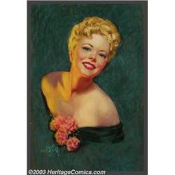 Zoe Mozert (1907-1993) Original Pin-up / Glamour Art (1947)