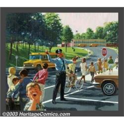 Taylor Oughton - Attributed - Original Calendar Art (1965-1970)