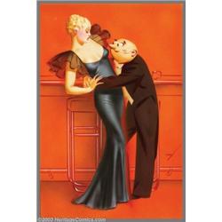 George Petty (1894-1975) Original Pin-up Art (1934).Esquire May, 1934