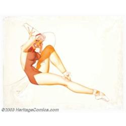 George Petty (1894-1975) Original Pin-up Art (1956)