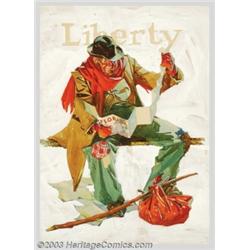Carl T. Pfeufer (1910-1980) Original Illustration (c.1930-1940).Liberty Magazine