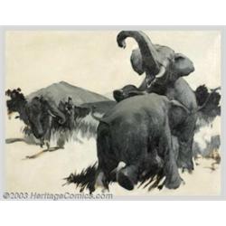 Carl T. Pfeufer (1910-1980) Original Illustration (c.1930-1940)