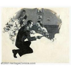 Carl T. Pfeufer (1910-1980) Original Illustration (c.1930-1940)