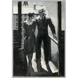 Carl T. Pfeufer (1910-1980) Original Illustration (c.1930-1940)