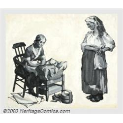 Carl T. Pfeufer (1910-1980) Original Illustration (c.1930-1940)