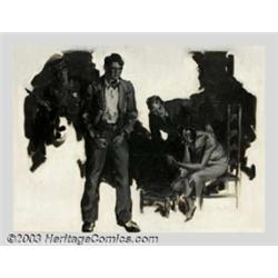 Carl T. Pfeufer (1910-1980) Original Illustration (c.1930-1940)