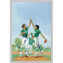 Ed Tadiello - Original Paperback Cover Art (c.1990)