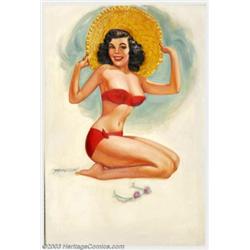 T. N. Thompson - Original Pin-up Art (1956)