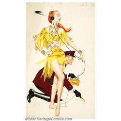 Fredric Varady - Original Magazine Story Illustration (1955)