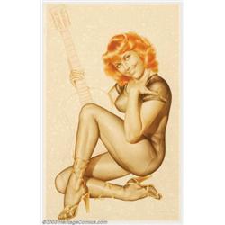 Alberto Vargas (1896-1982) Original Pin-up Art (c.1952)