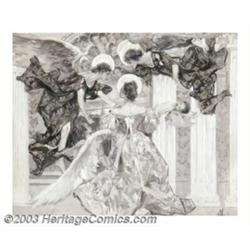 Albert Beck Wenzell (1864-1917) Original Story Illustration (c.1897)